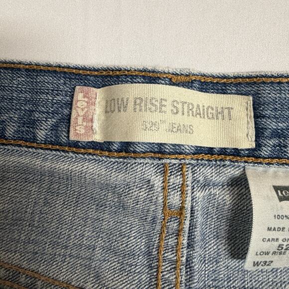 Vintage Levis 529 Jeans Mens 32x32 Blue Low Rise Straight Relaxed Baggy Distress - Picture 9 of 15